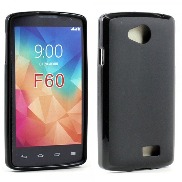 Wholesale LG F60 Soft TPU Gel Case (Black)